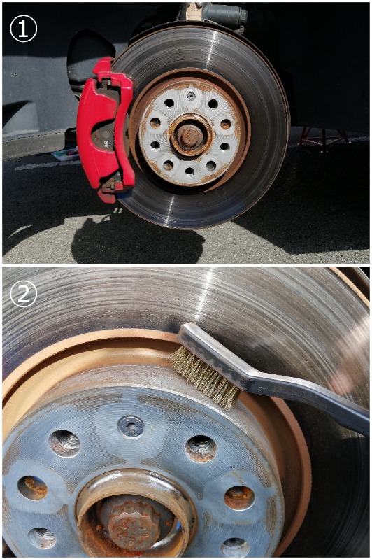 ブレーキローター＆気になるあの部分を塗装（フォルクスワーゲン