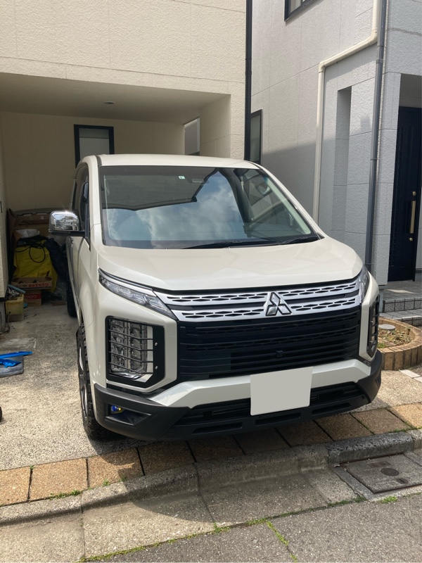 インタークーラー用 整流ブレード 取付（三菱 デリカD:5・CV系