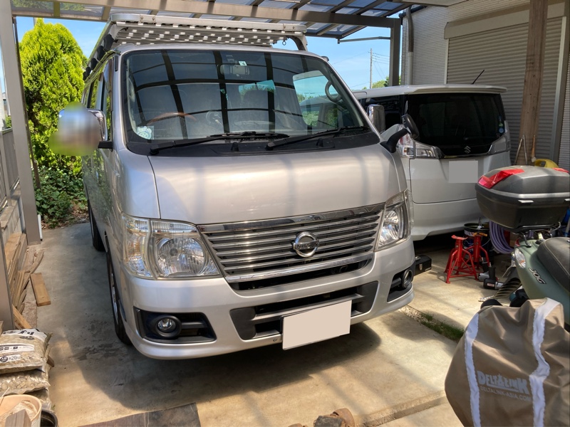 e25キャラバン ハブベアリング交換 分解の巻（日産 キャラバン
