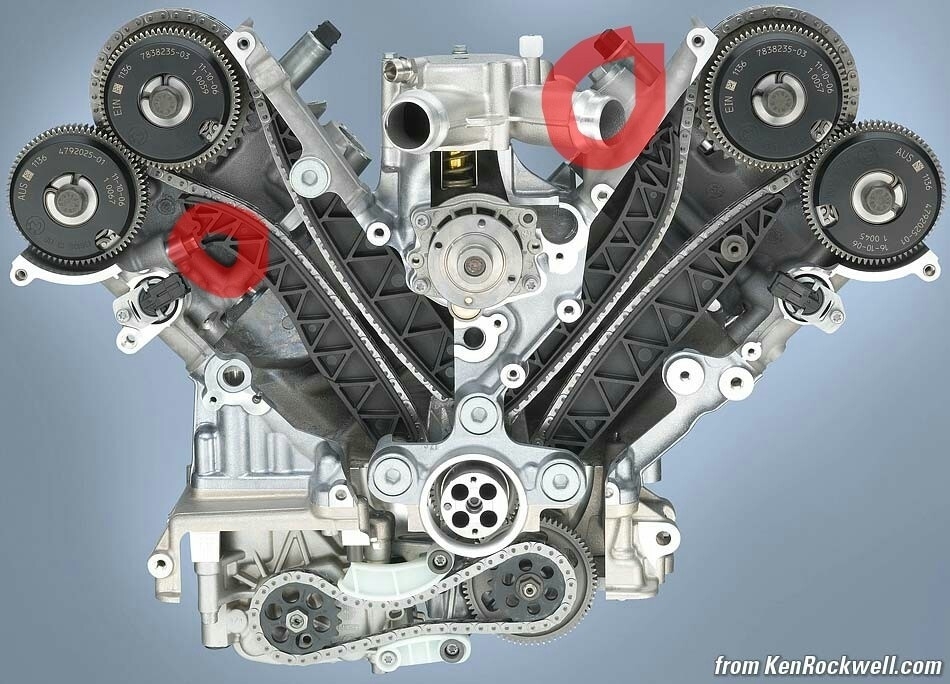 E92 M3 タイミングチェーンテンショナー交換（BMW M3 クーペ