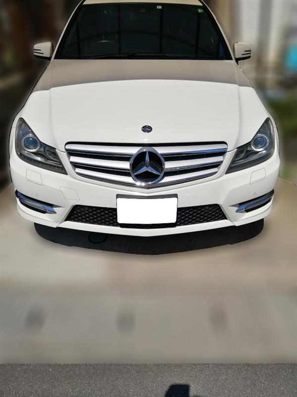W204のグリル交換方法④(パナメリカーナグリルに交換