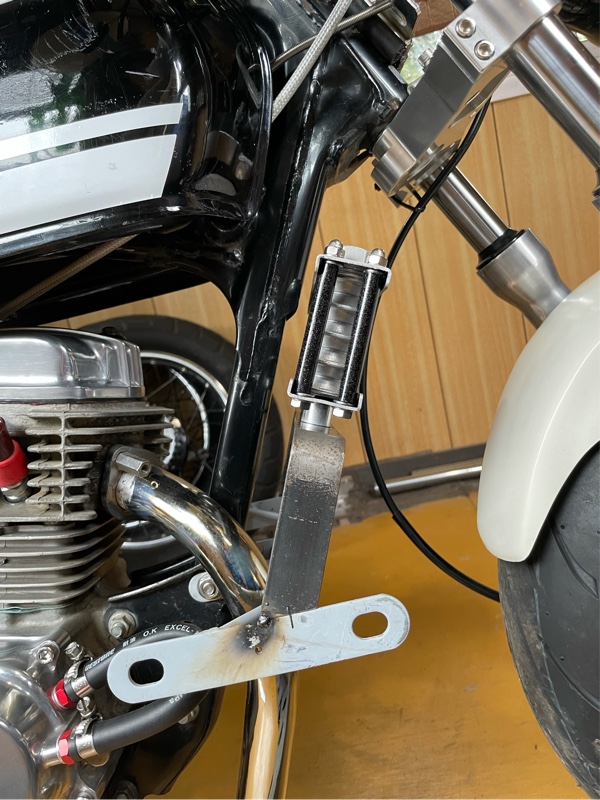 オイルクーラー取り付け！！③（ホンダ エイプ50）by ☆884works