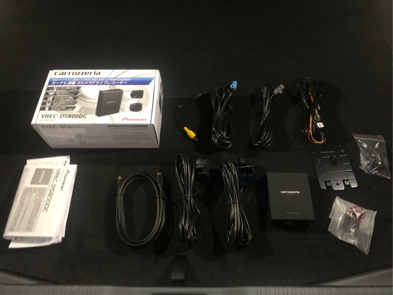 ドライブレコーダーカロッツエリアVREC-DS800DCの取り付け