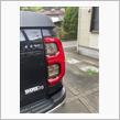 テールランプ（ウィンカー、バッグ部）スモークフィルム貼り付け