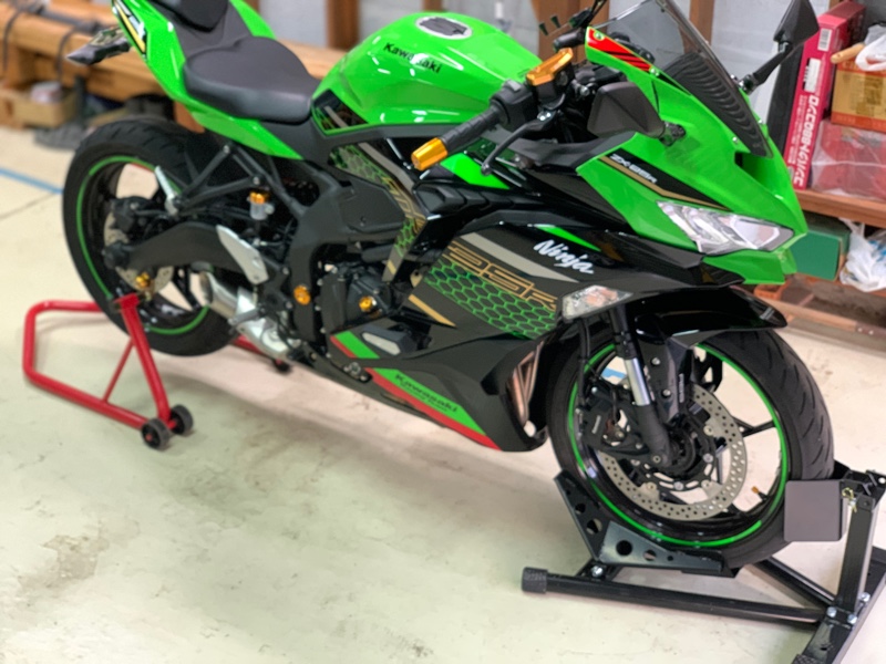 チェーン清掃(1回目/1,100km)（カワサキ Ninja ZX-25R）by しみ