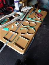 フロントテーブルぽいモノを自作 その3（スズキ ワゴンR・MH23S