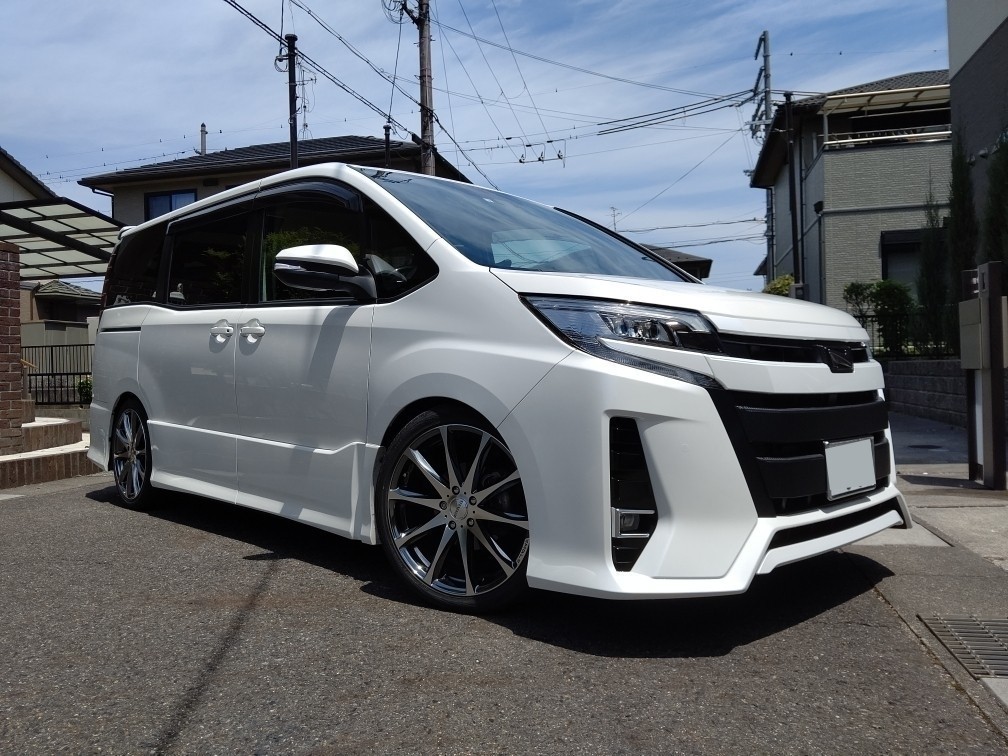送料無料 ヴォクシー ノア エクスファイア 80系 自作加工2色塗分