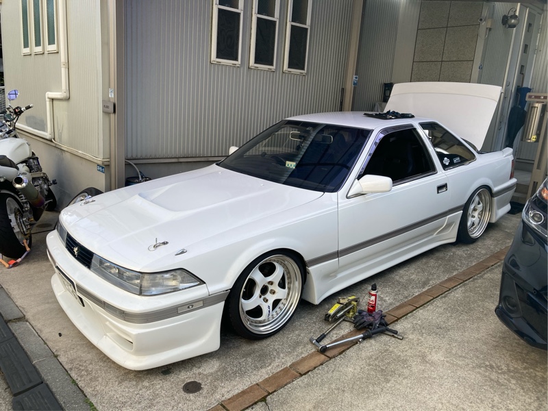 前期の時計装着（トヨタ ソアラ・Z20系）by GZ20-OSSAN-RP01J