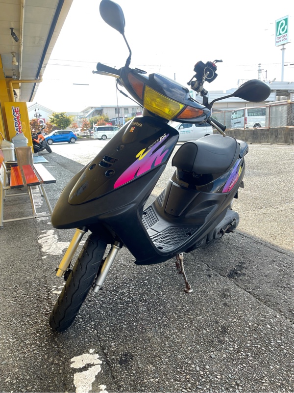 フロントフォーク社外品取り付け（ヤマハ スーパーJOG Z）by