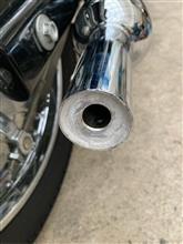 BEAMS SS400用セミレーシングバッフルに交換（カワサキ