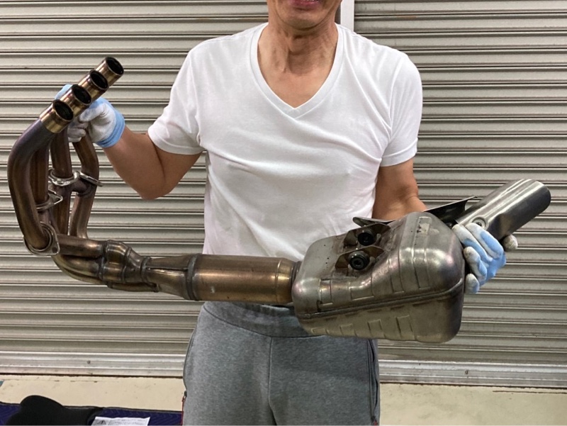 ヨシムラ HEPTA FORCE TSS レーシングサイクロン取付(カワサキ ヨシムラ HEPTA FORCE TSS レーシングサイクロン取付(カワサキ