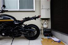 シックデザイン製ロングテールカウル取付&自作フェンダーレス 2