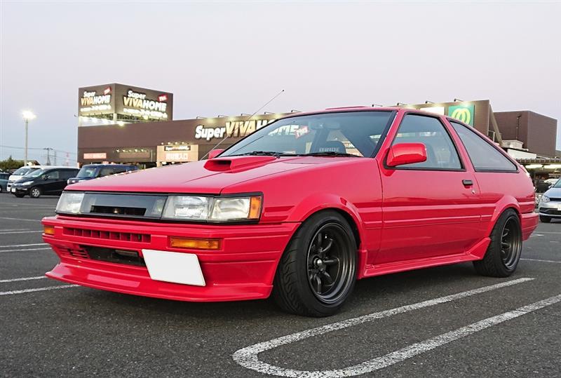 続AE86制作プロジェクト286～タイヤ・ホイールセット交換