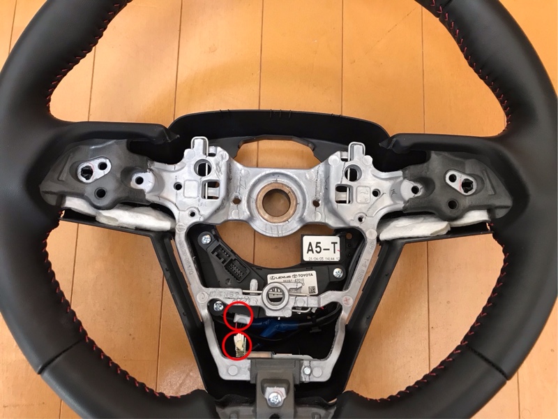 パドルシフト化④ スイッチ取り付け編（トヨタ RAV4 PHV・XA50系