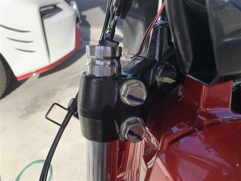 スーパーカブ ショート加工 ローダウン フロントサスペンション