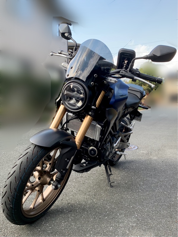 motoguzzi V7racer メーターバイザー　ステー ホンダ(純正) メーターバイザー のパーツレビュー | CB400 Super