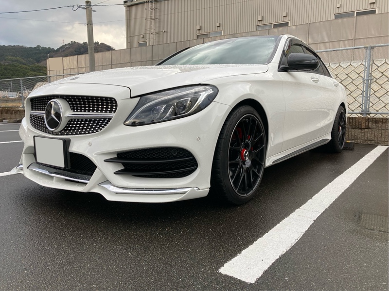 ダクトフィン取付（メルセデス・ベンツ Cクラス セダン・W205