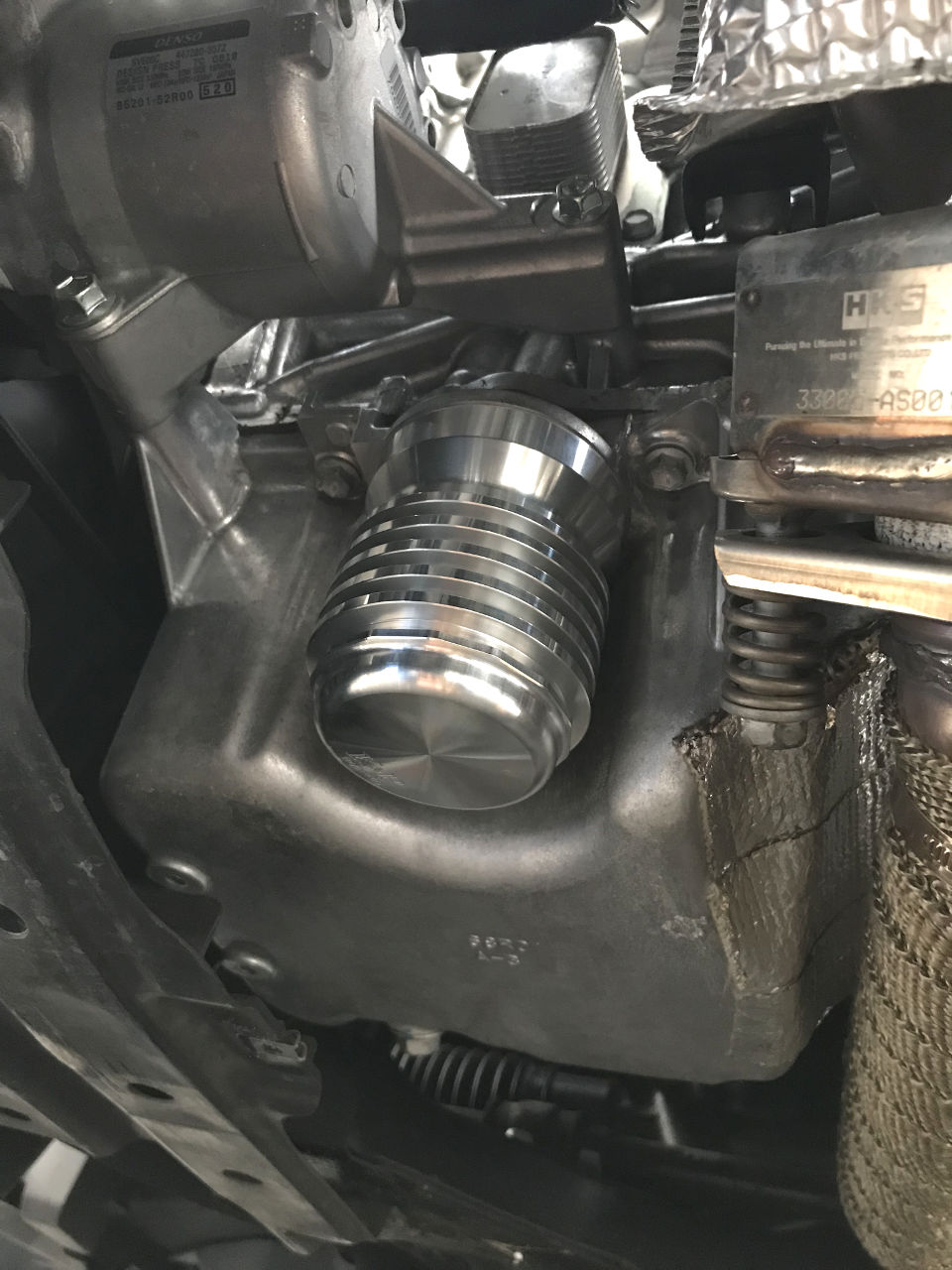 K&Pオイルフィルター取付_zc33s(6MT)スイスポ（スズキ スイフト