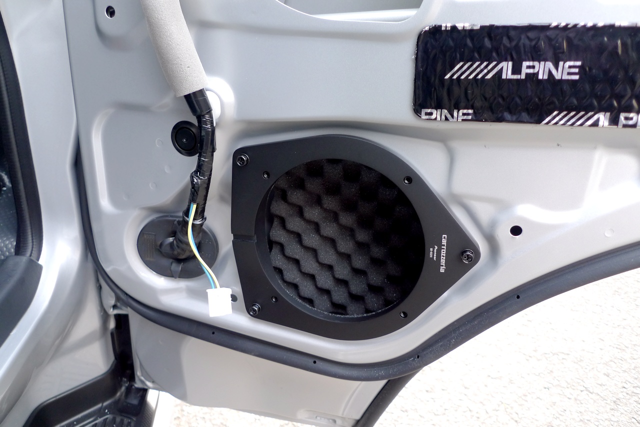 6型】フロントスピーカー交換 (スピーカー取り付け)（トヨタ