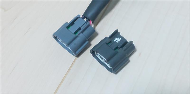 純正ダイレクトイグニッションコイルハーネスのコネクター交換