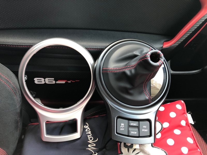 86 zn6 BRZ zc6 前期AT仕様 後期型にも シフトパネル パターン