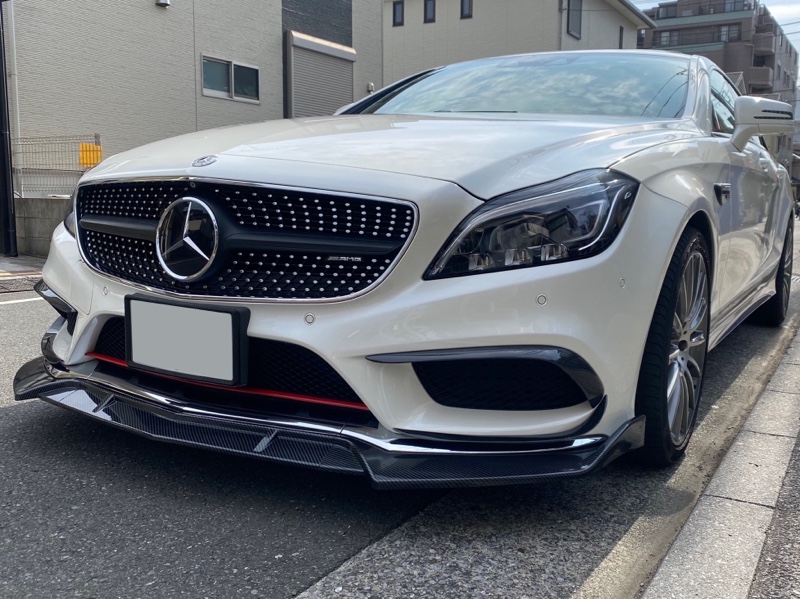フロントリップスポイラー装着(メルセデス・ベンツ CLSクラス (クーペ