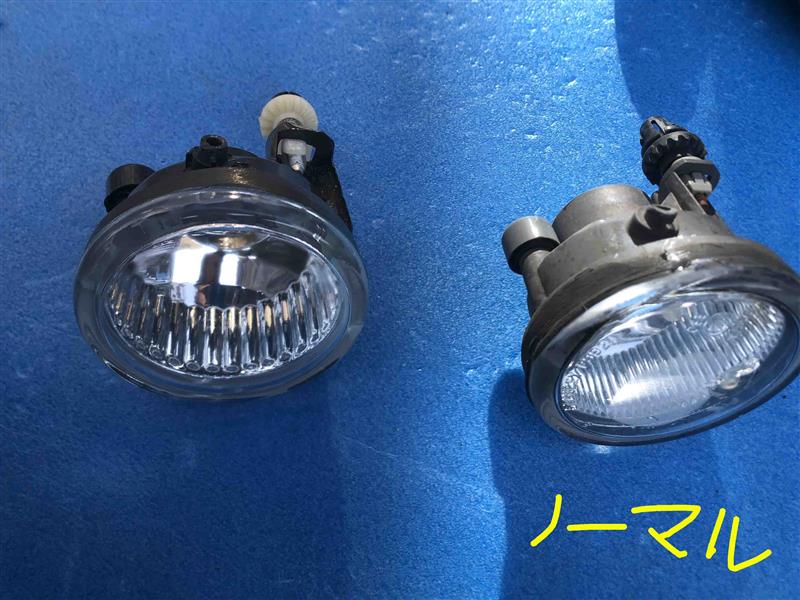 純正フォグを代替え品に交換（ダイハツ ミライース・LA300/310系
