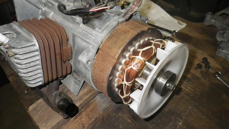 ヤマハET600発電機の点検整備 完結（記録用）（その他 DIY個人