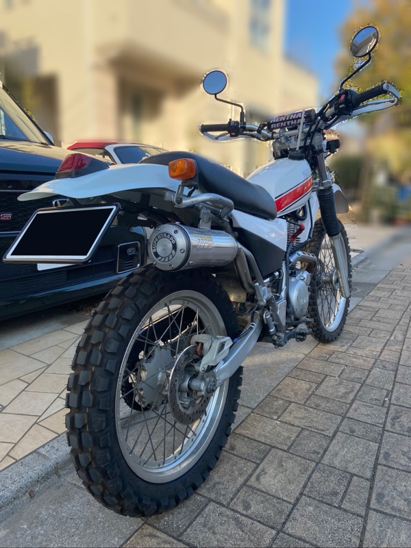 DT125タンク他、取り付け完成（ヤマハ セロー225WE）by ひろプー
