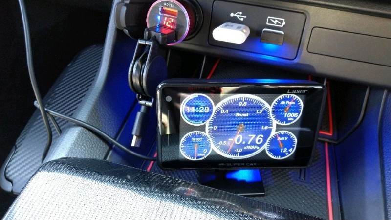 ユピテル LS320 レーダー探知機 人生初導入（ホンダ シビック