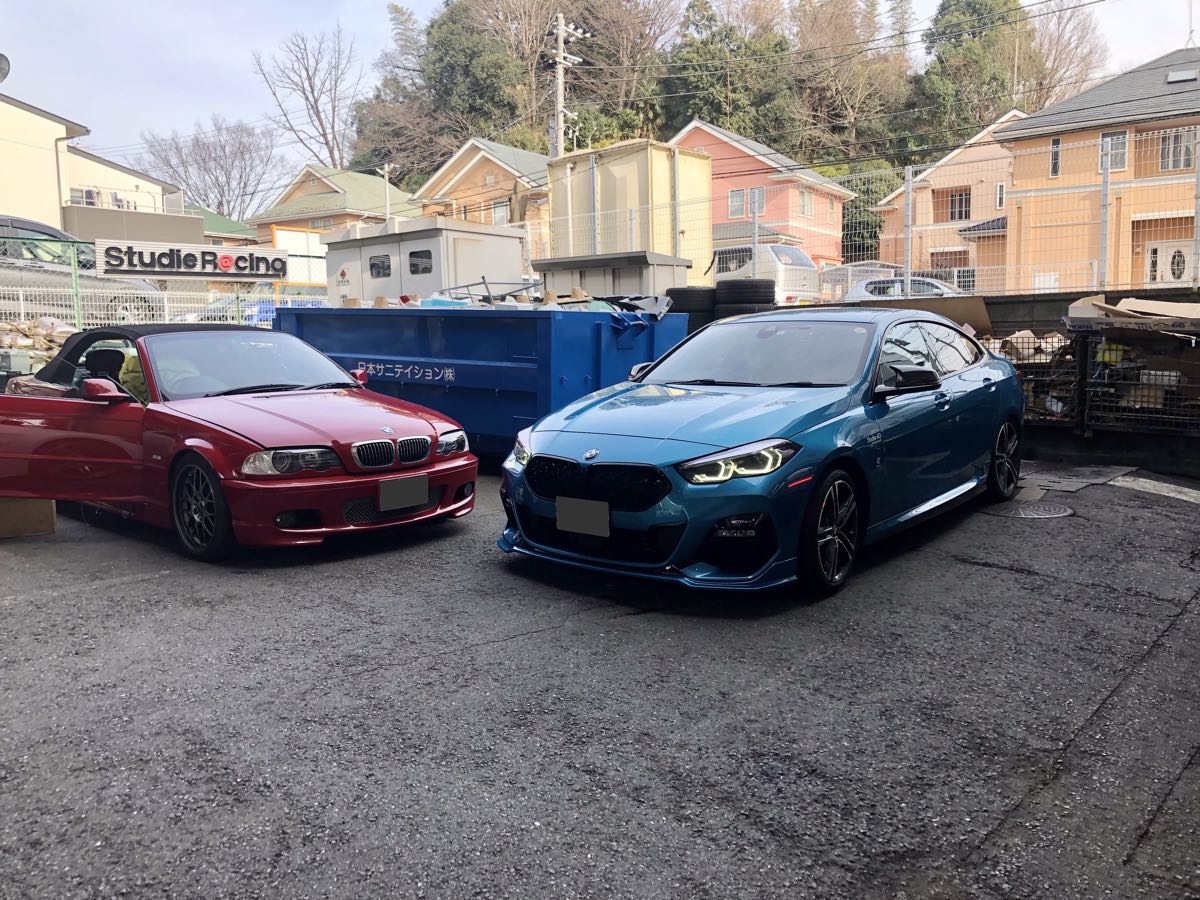 BMW F44 218i へSupersprintステンレスマフラーご装着いただき