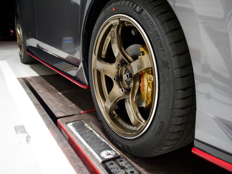NISSAN オーラ 濃密 純正アルミホイール 17インチ 4本セット