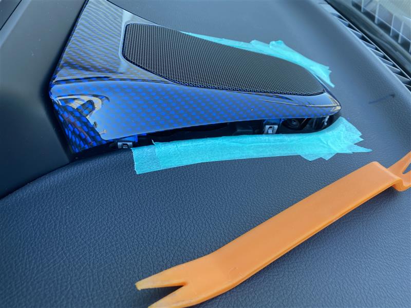 センタースピーカーカバー取外し *覚書*(トヨタ スープラ センタースピーカーカバー取外し *覚書*(トヨタ スープラ