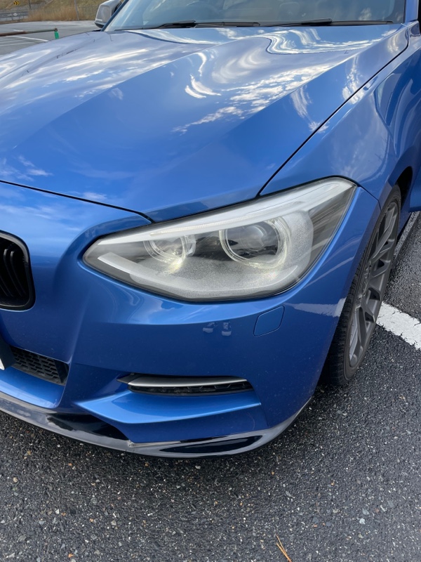 Bmw 1シリーズ用の車のフロントセンショングリル、光沢のある