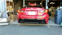 RCF オールステンレス リアマフラー チタンコーティングオーバル