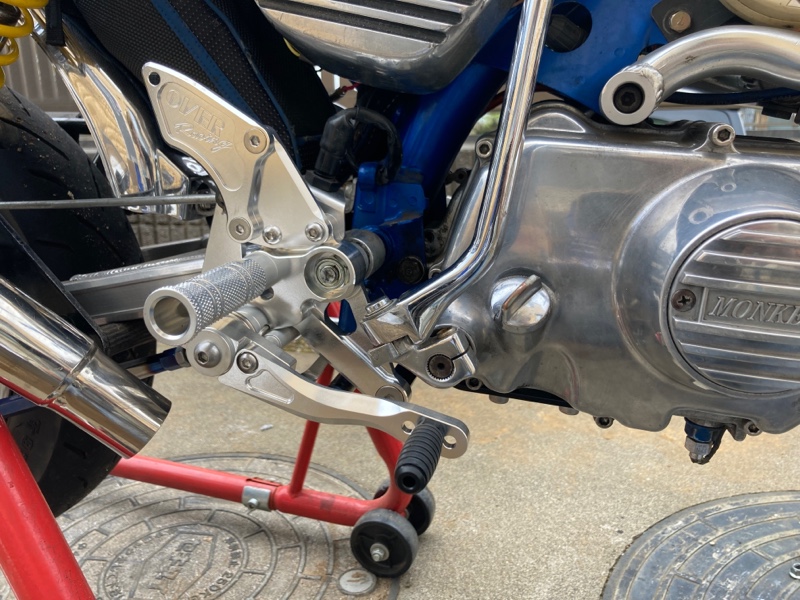 Over バックステップ取り付け（ホンダ モンキー Z50J）by お茶屋