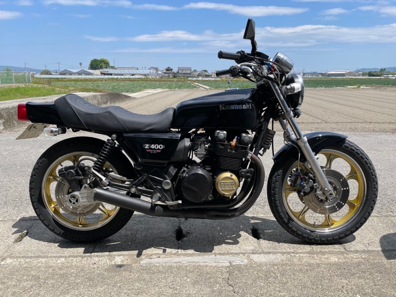 ゼファーにZ400FXセブンスター取り付け(カワサキ ゼファー400)by