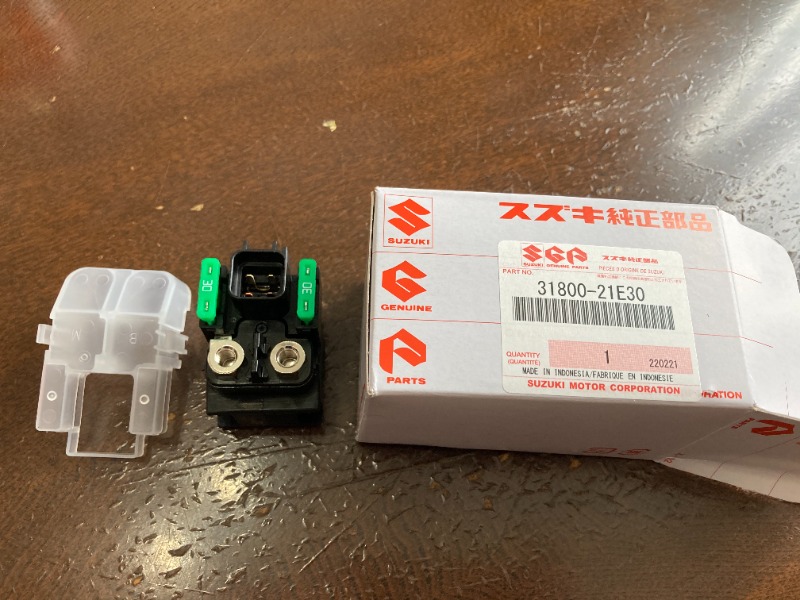 超話題新作 スターター セルリレー リレー Burgman C90T C90B 鈴木大通り SparkPlugs