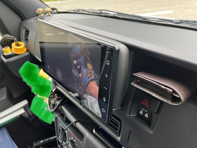 後付けディスプレイオーディオにバックカメラ取付（ダイハツ
