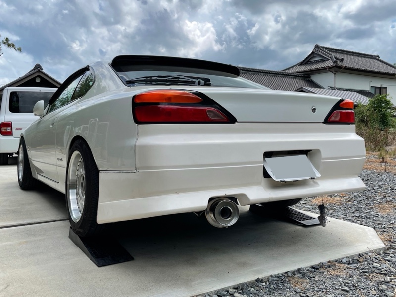 デュアルから砲弾マフラーへ交換（日産 シルビア・S15）by あら