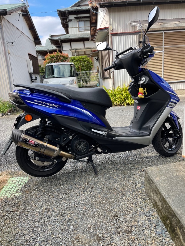 ヨシムラサイクロン！取り付け！（ヤマハ シグナスX SR）by すっ