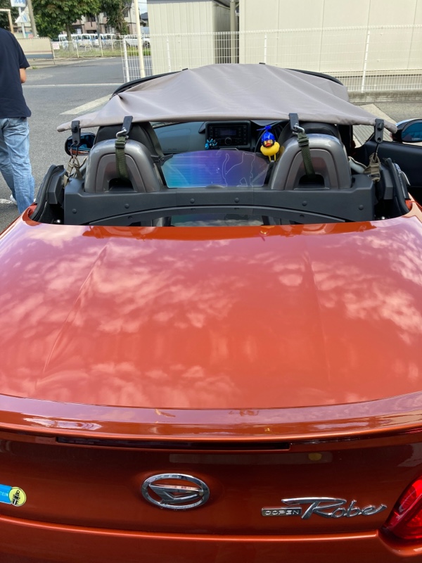 R*8様 コペンLA400K用ビキニトップ(モカカフェ色) 布製 フック式 Copen AirTop®︎/定番カラー：タン】最新2025モデル コペン専用