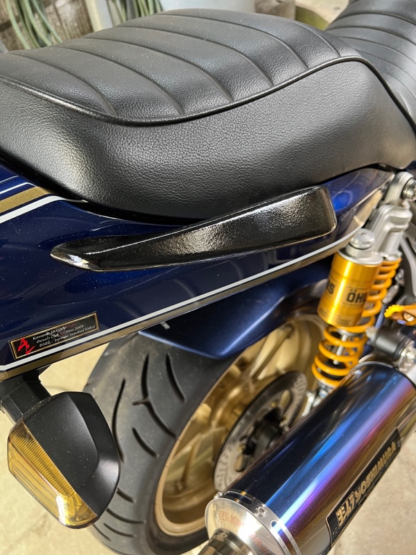 タンデム、グラブバー塗装(カワサキ ZRX1200 DAEG)by 猫が好き タンデム、グラブバー塗装(カワサキ ZRX1200 DAEG)by 猫が好き