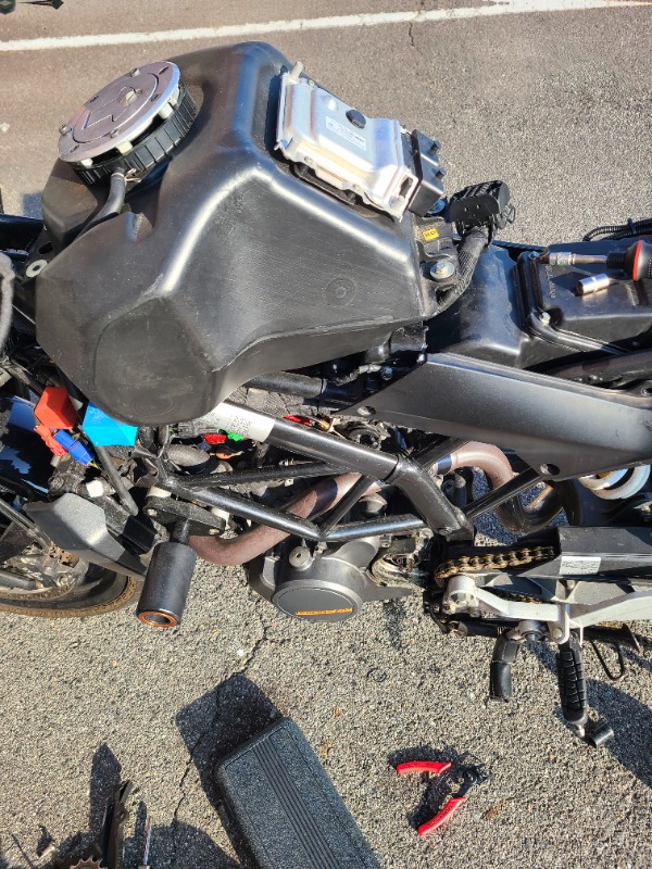 duke125→200さらには250化へ（KTM 125Duke）by テクノッチ
