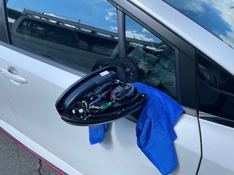 日産純正 標準オーラ ドアミラーカバー 交換(日産 オーラ e-POWER・E13)by mazda.329z - みんカラ