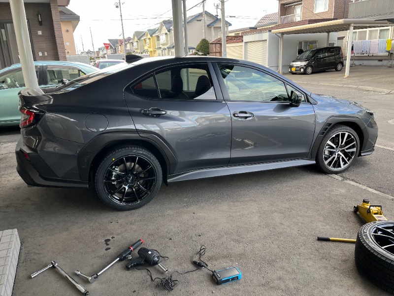 スタッドレスタイヤに交換（備忘録）（スバル WRX S4・VBH）by