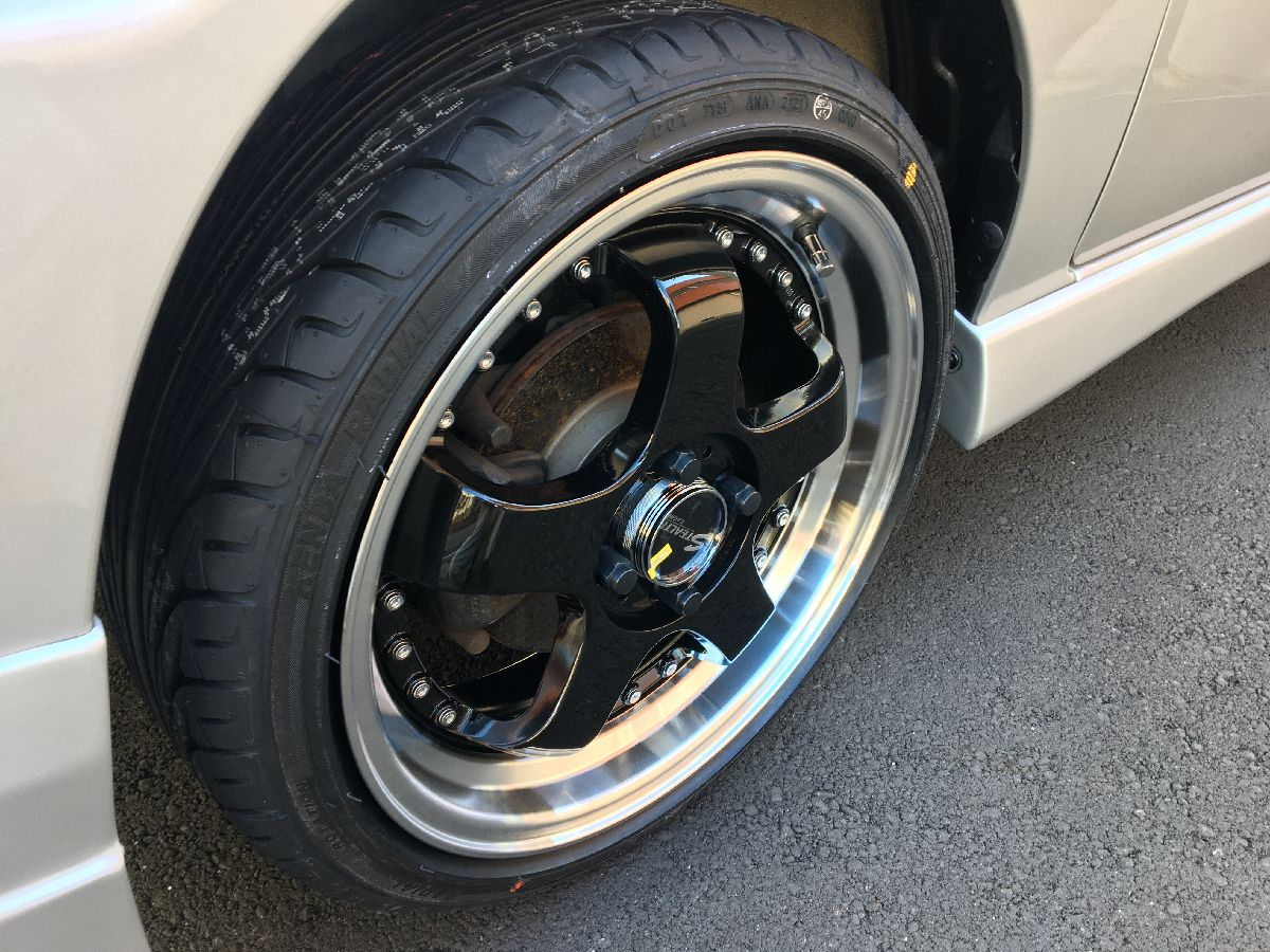 ステルスレーシングK35　165/45r16 □ STEALTH Racing K35 □ 前後幅広&スーパーディープ2段リム