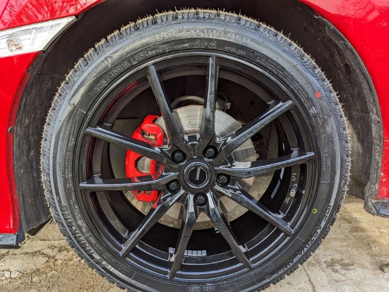 美品 ホンダFKシビック後期純正ホイール スタッドレスバリ山 225