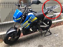 ライディングスポット リアキャリア KSR110 ブラック : バイク