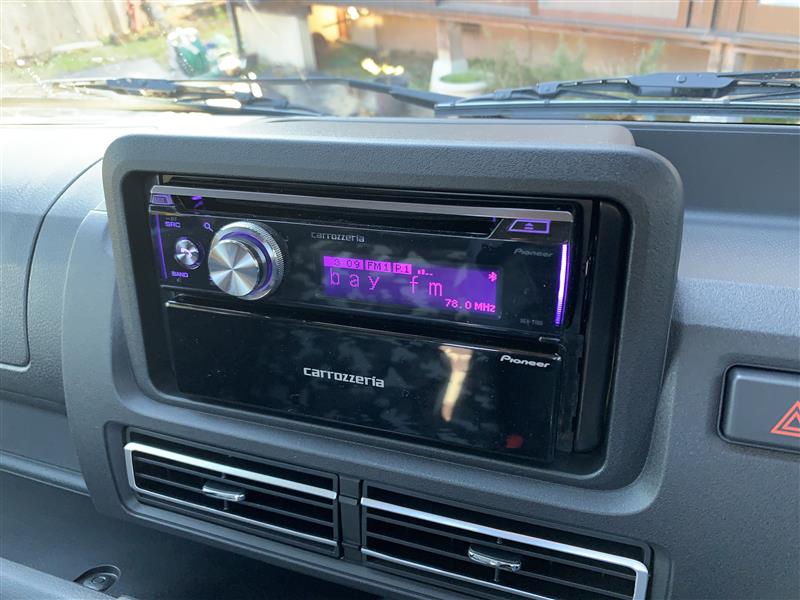 carrozzeria DEH-7100 取付（ダイハツ ハイゼットトラック・S500